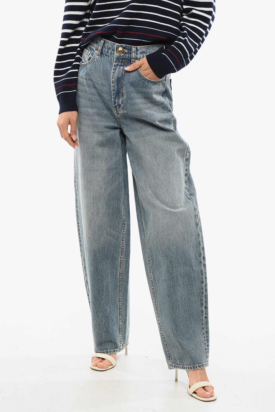Zimmermann 3150~high Waist Wide Leg BARREL Jeans