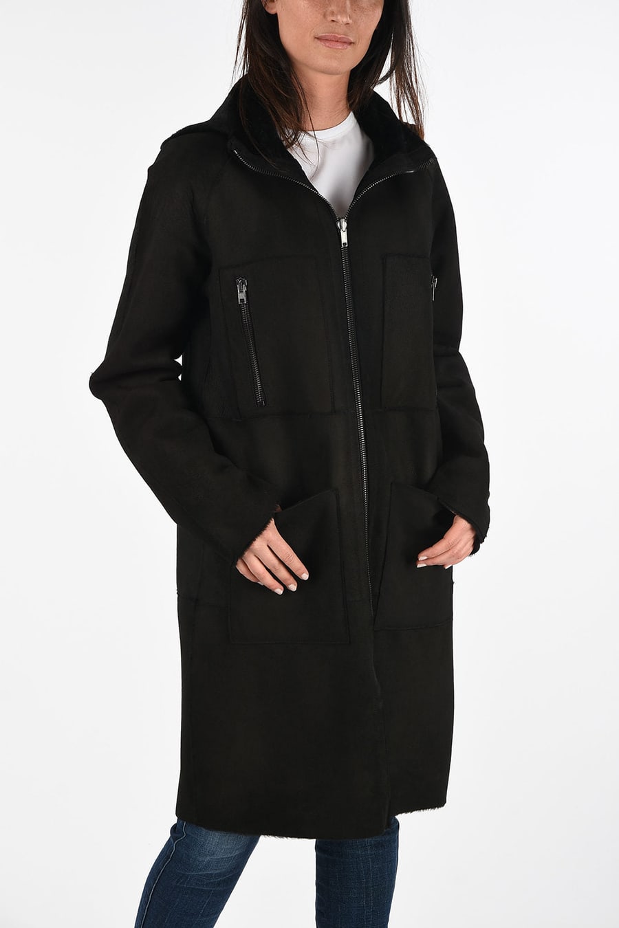Diesel 3500~BLACK GOLD Leather Coat LISTY-A