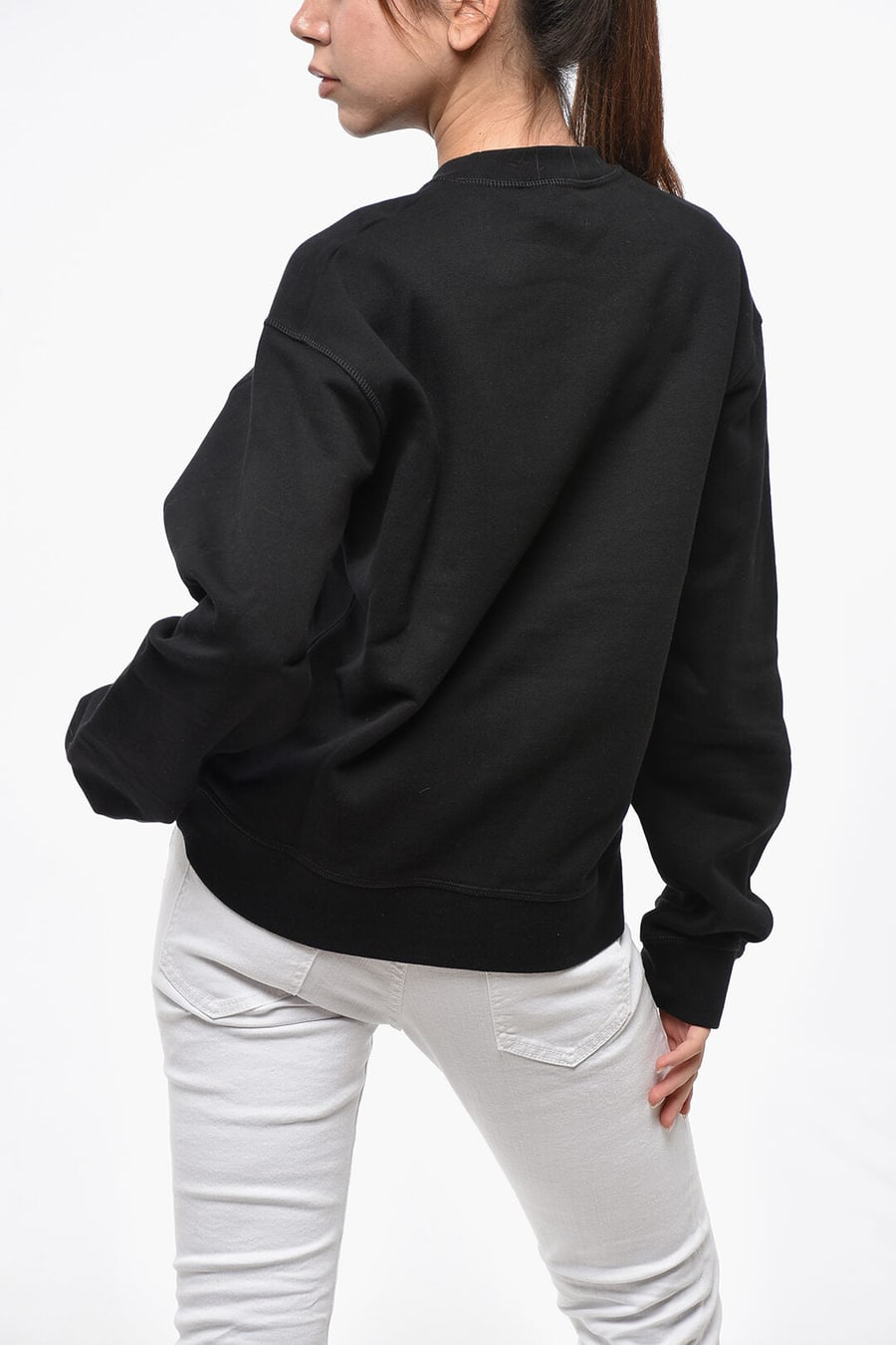 Dsquared2 3500~Cotton Fleece Crewneck Sweatshirt COOL FIT, view 3