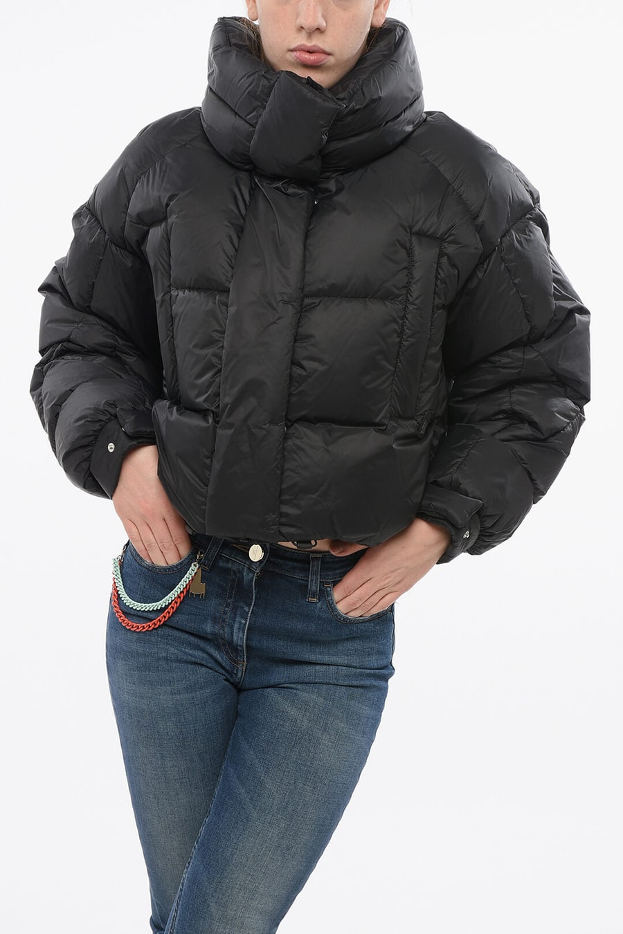 Bacon 3500~Cropped Puffer PUFFA RING with Concealed Closure