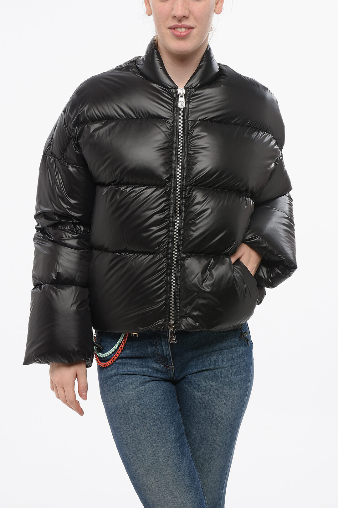 Bacon 3500~Down Jacket STORM FURY Bomber Fit with Front Zip