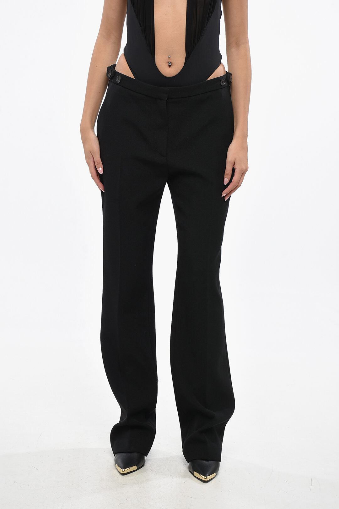 The Row 3500~Wool Trousers JESSE In Solid Color