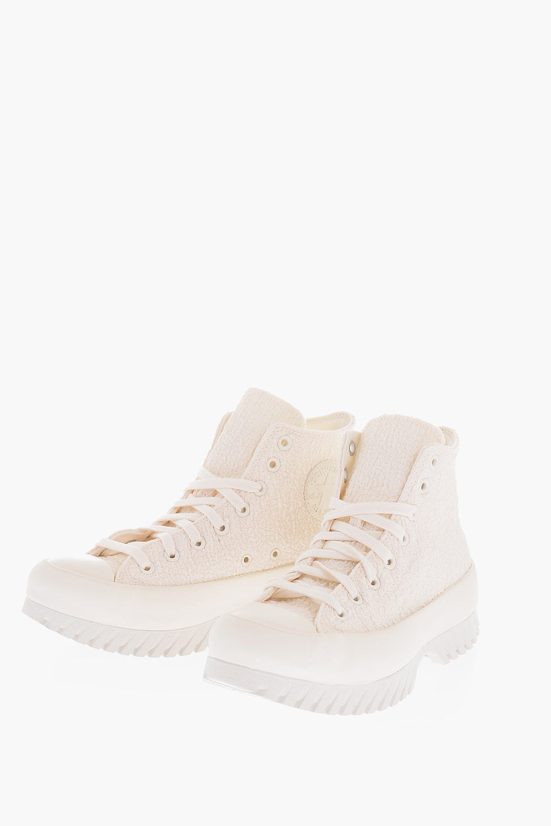 Converse 0405~ALL STAR CHUCK TAYLOR High-Top Sneakers LUGGED 2.0 in rippled-effect jacquard with 6 cm platform