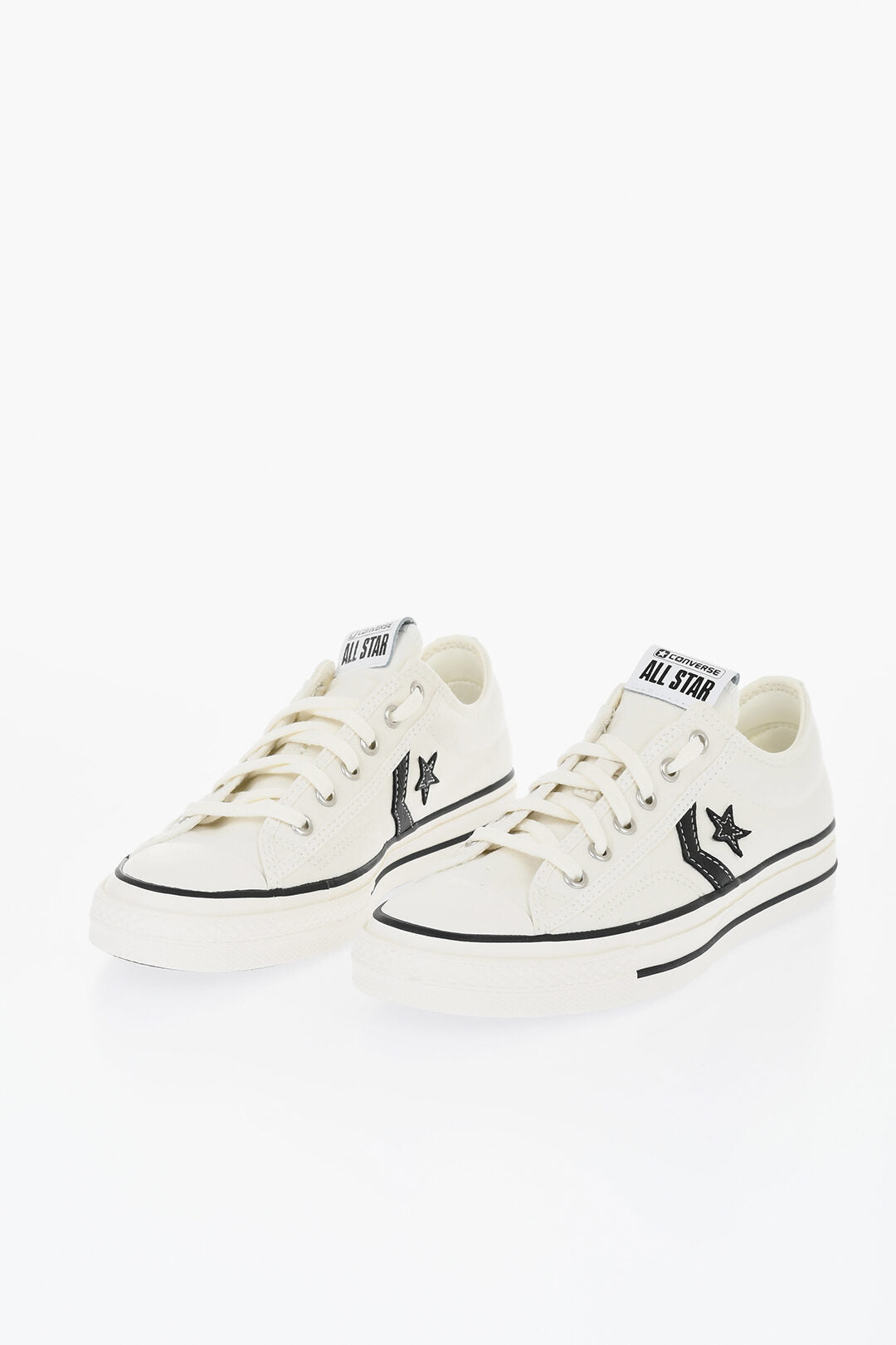 Converse 0405~ALL STAR Low Canvas Sneakers STAR PLAYER 76 with Contrast Details