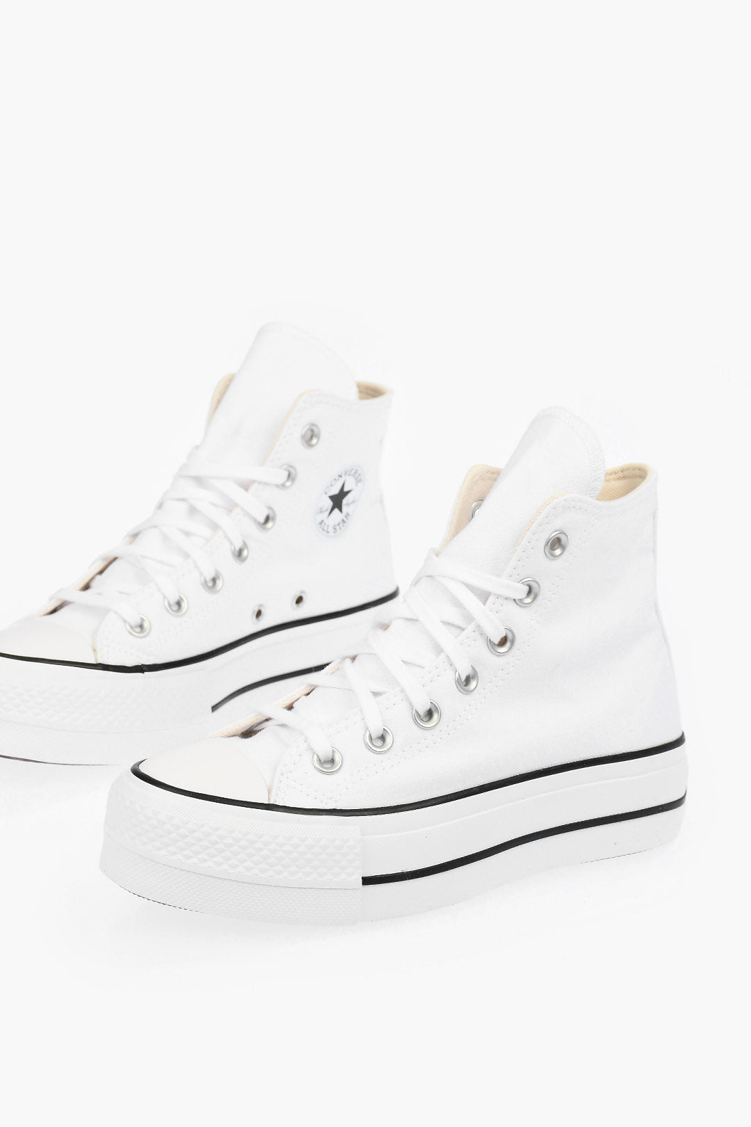 Converse 0405~ALL STAR Textile Platform Sneakers