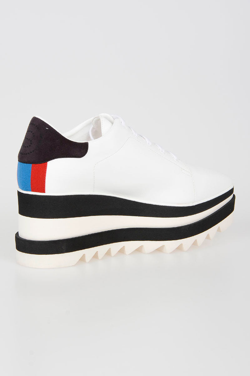 Stella McCartney 0405~Eco-Leather Platform Sneakers PAGE 8cm, view 2