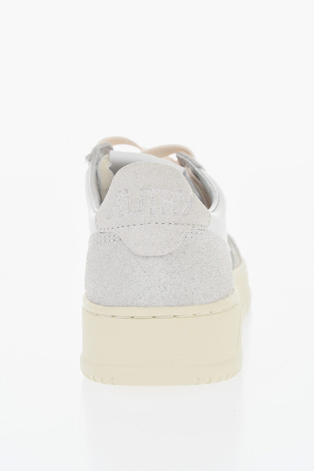 Autry 0405~Leather Low-Top Sneakers MEDALIST With Glitter Finishes