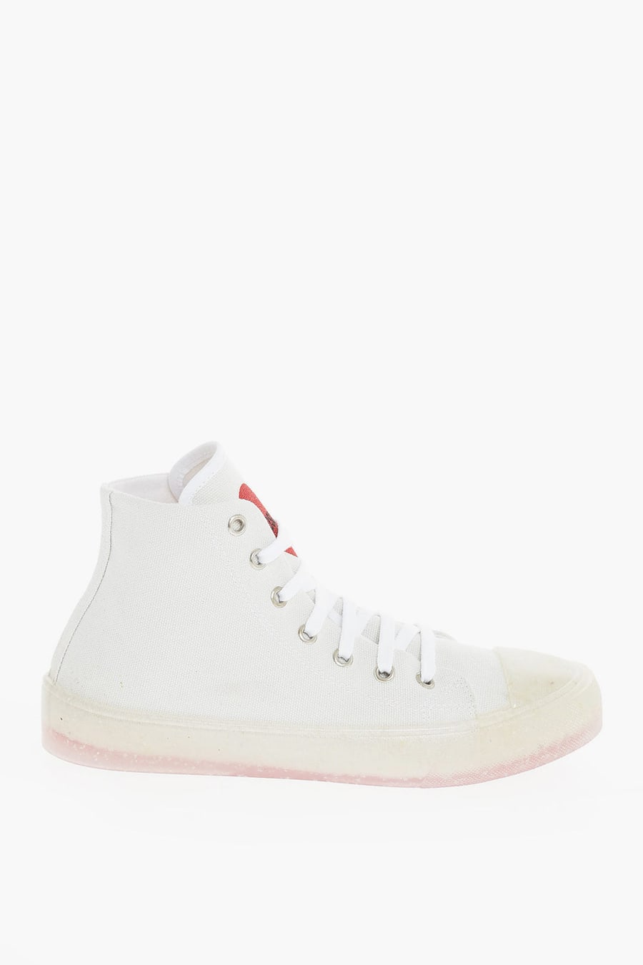 Moschino 0405~LOVE Fabric Sneakers ECO30, view 2
