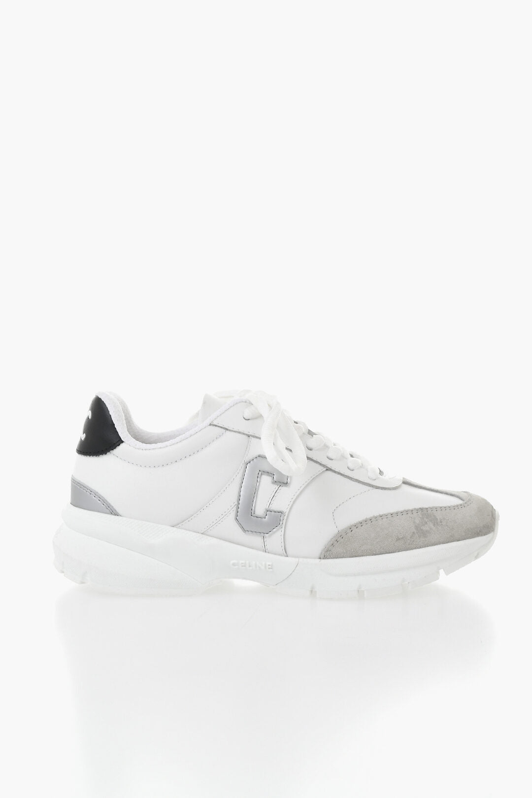 Celine 0405~Low-Top Leather Sneakers Color Block