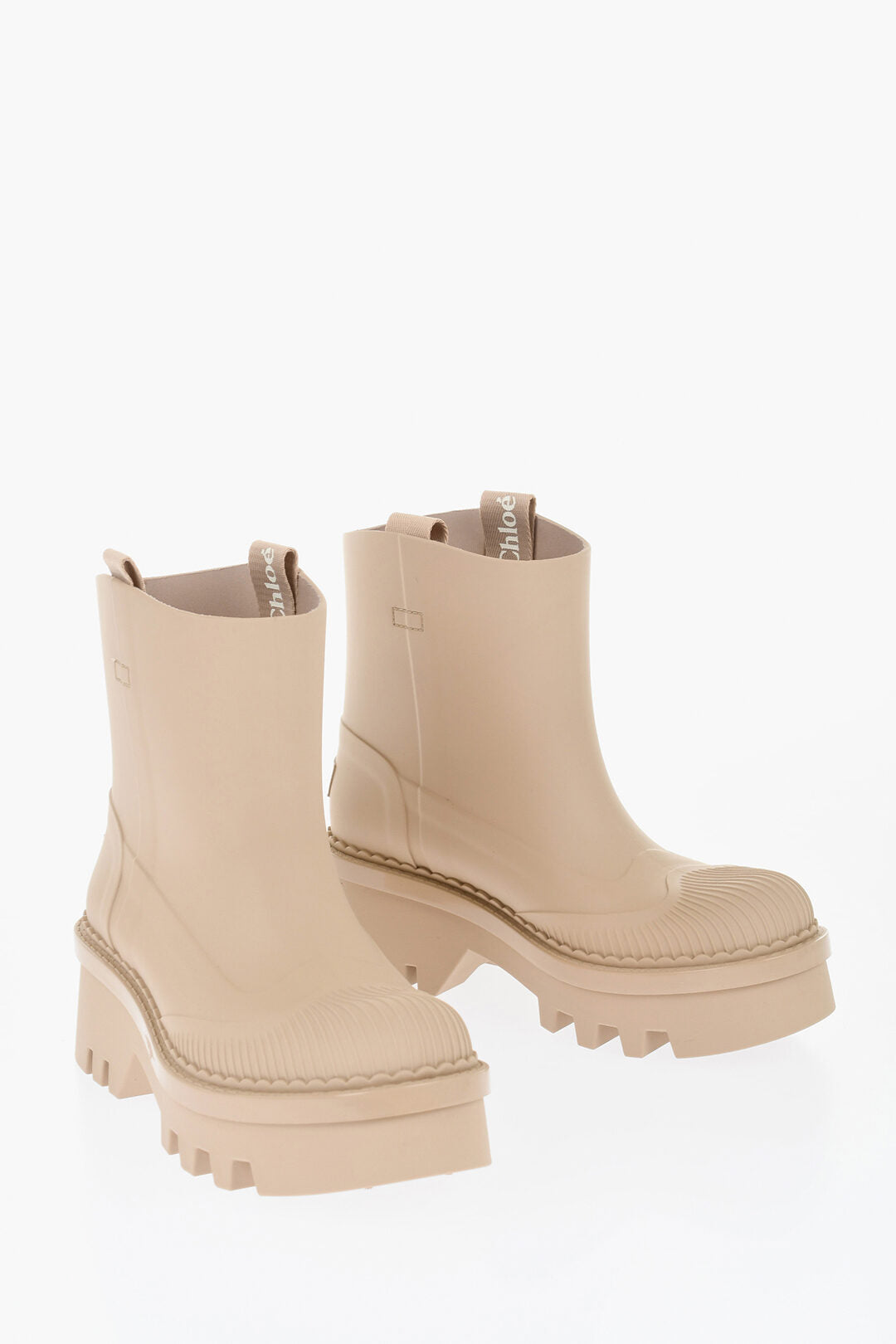 Chloé 0405~Rubber Boots With Lug Sole
