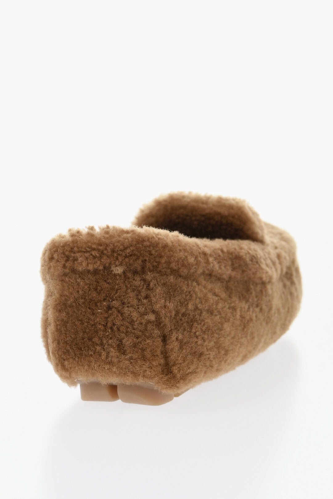 Prada 0405~Shearling loafers with rubber sole