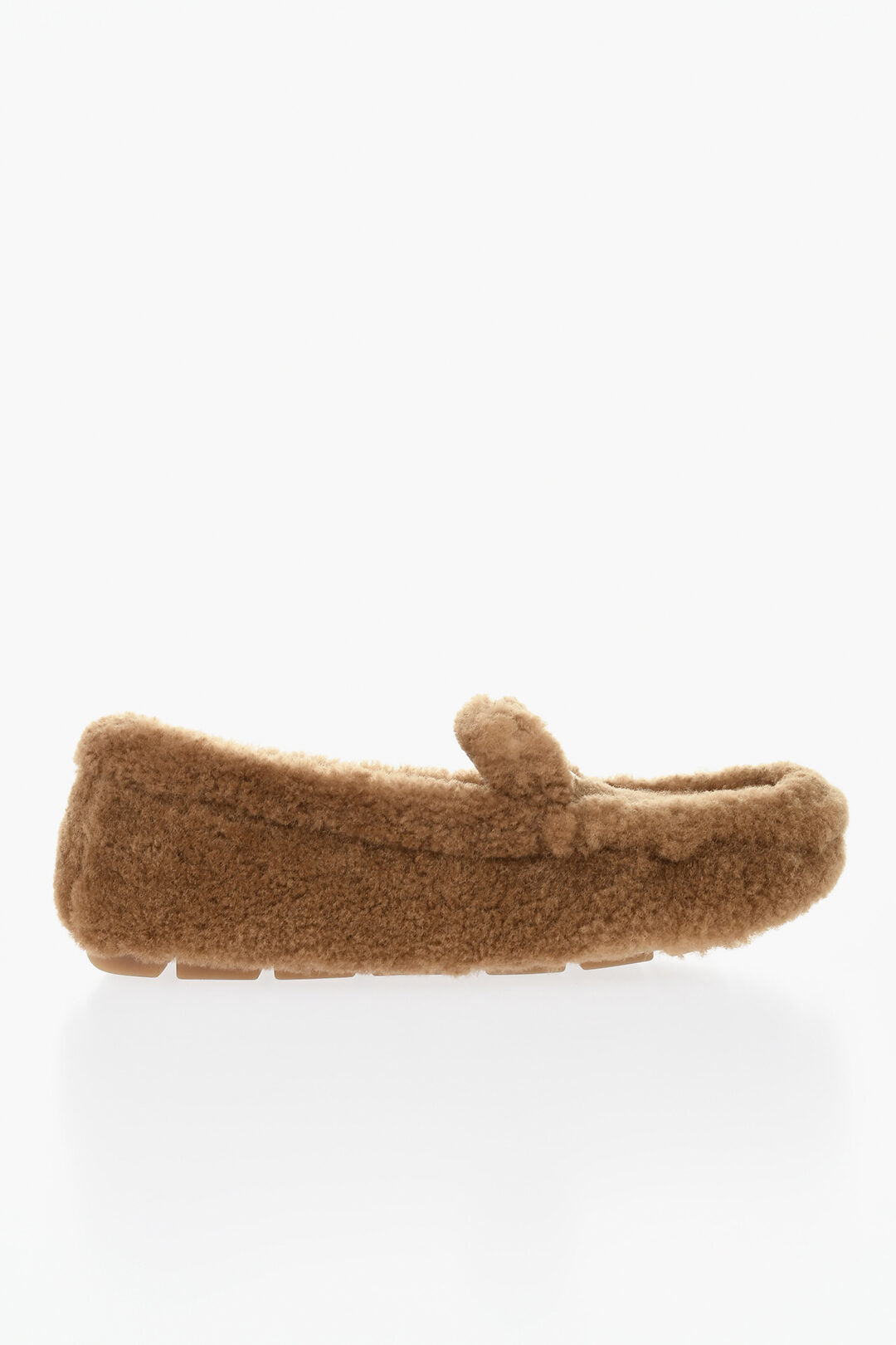 Prada 0405~Shearling loafers with rubber sole, view 2