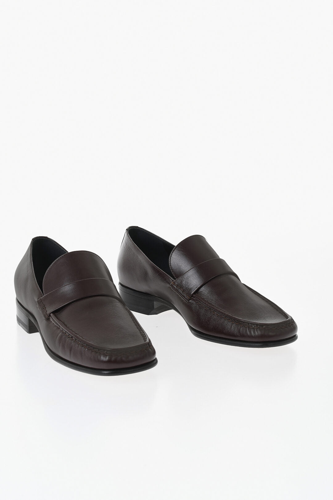 Phoebe Philo 0405~Solid-Color Leather Loafers