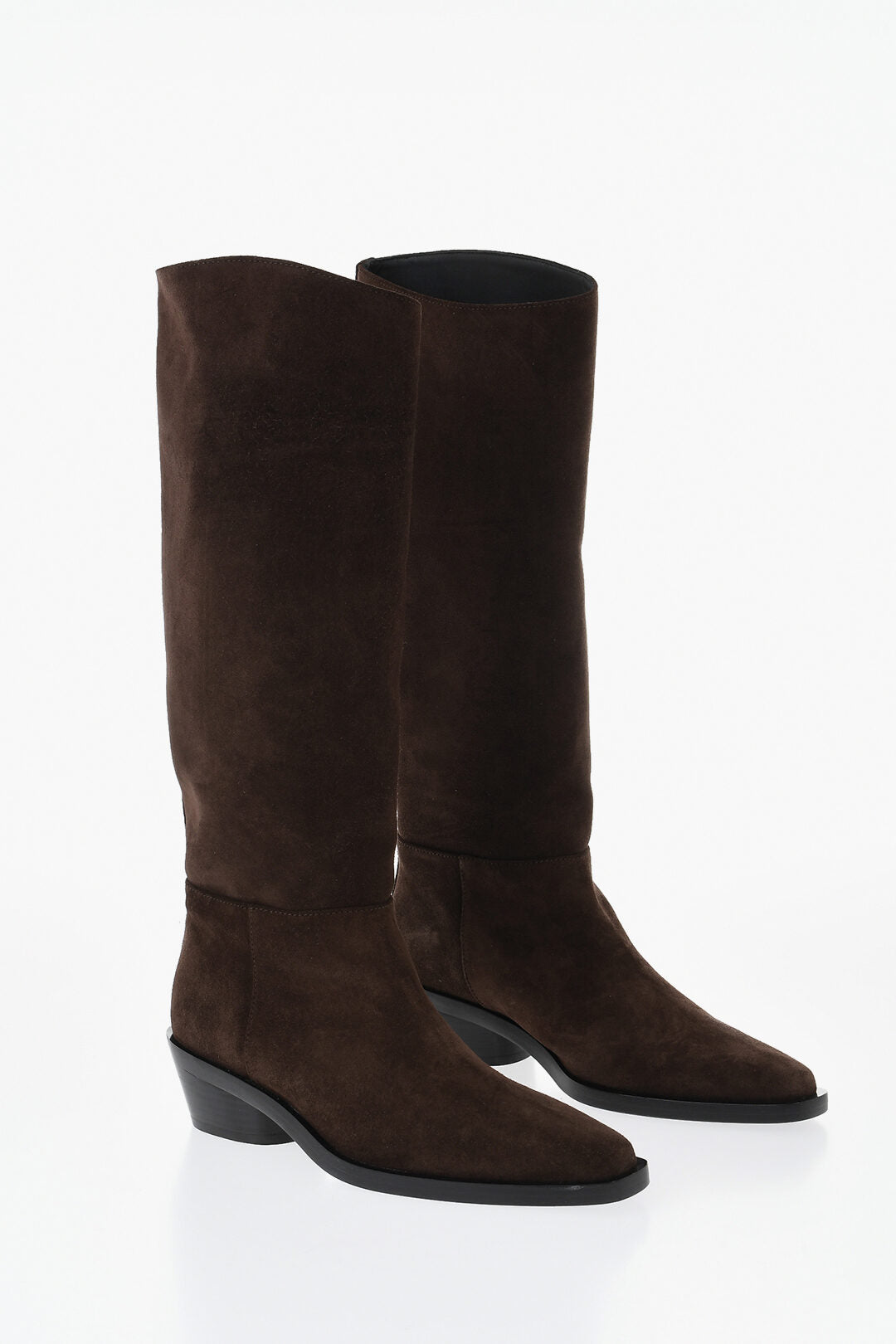 Proenza Schouler 0405~Suede Cowboy Boots BRONCO With 5cm Heel