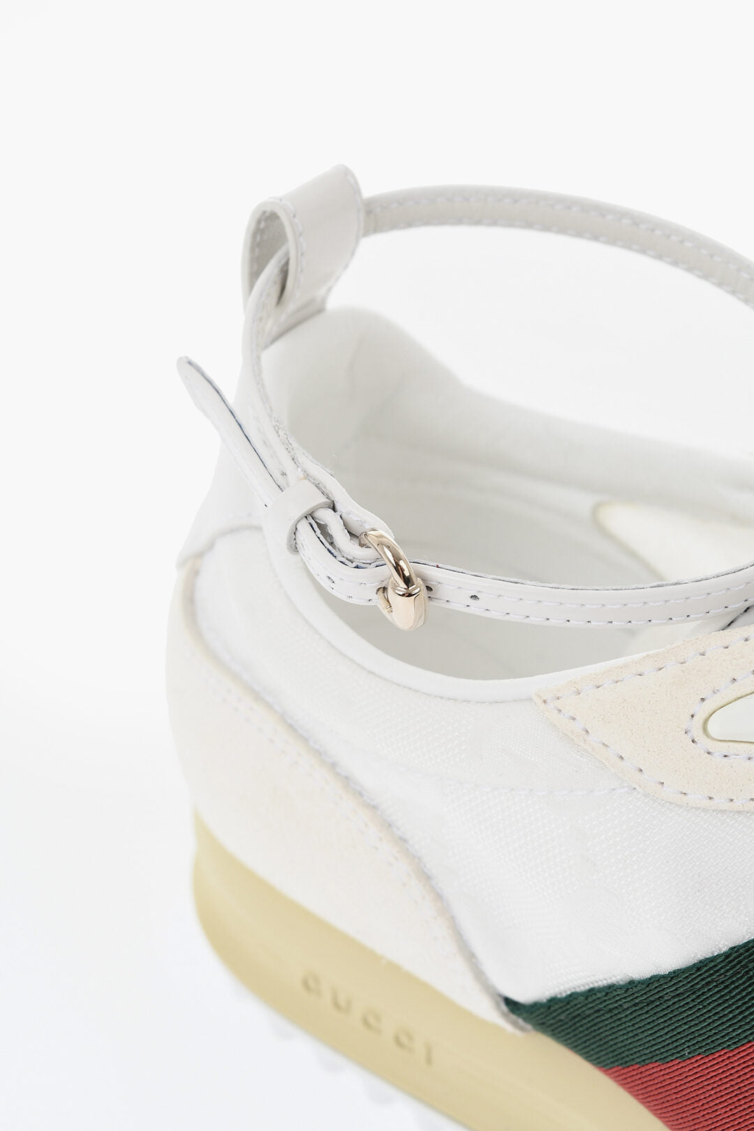 Gucci 0405~Suede sneakers with ankle strap