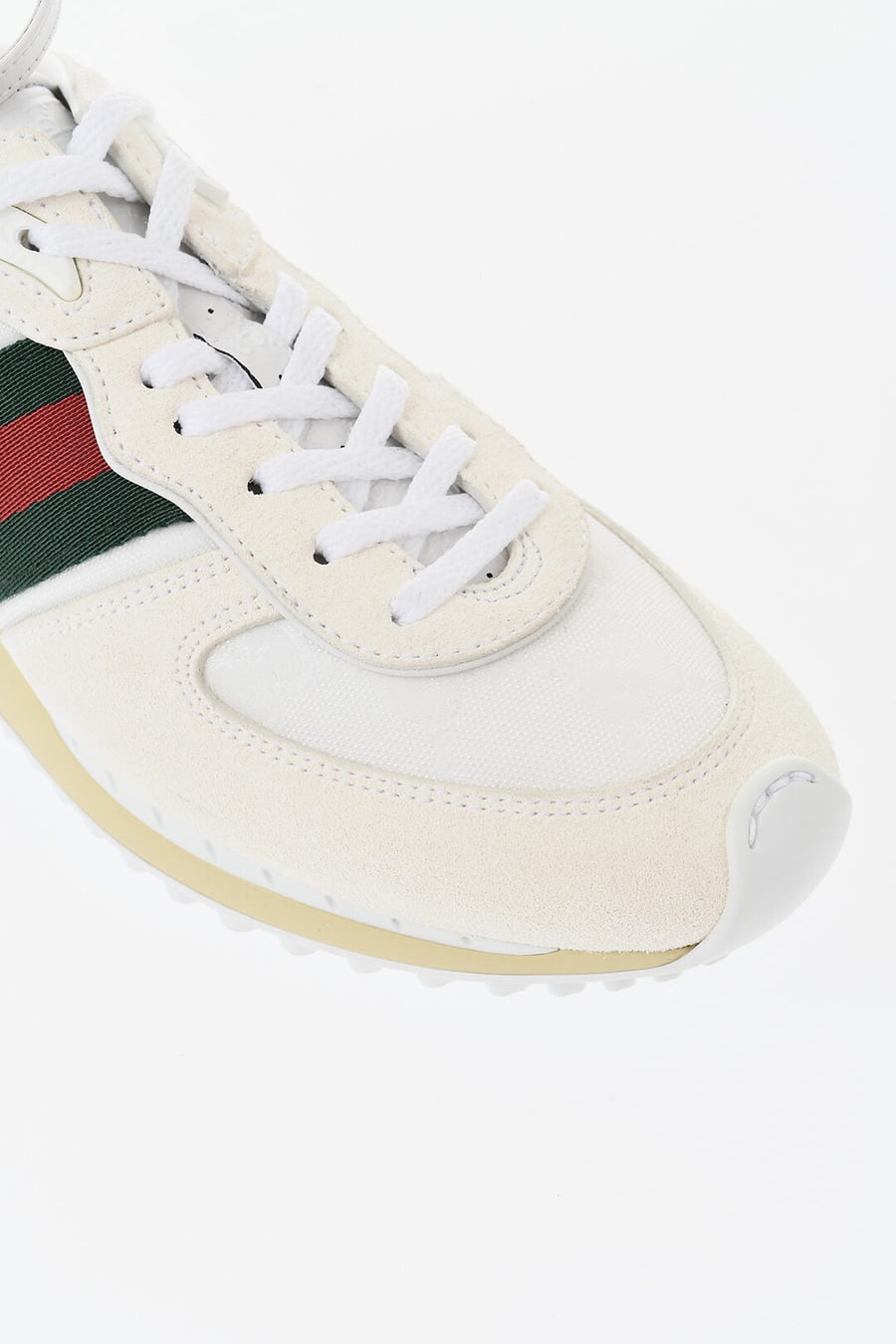 Gucci 0405~Suede sneakers with ankle strap, view 5