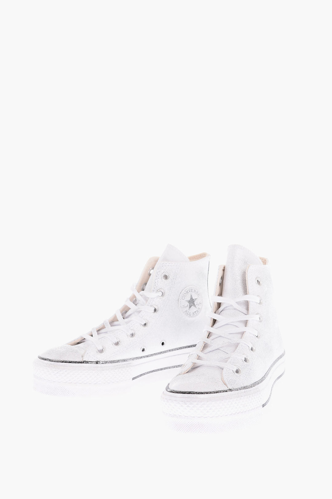 Converse 0470~ALL STAR CHUCK TAYLOR High-Top Sneakers LIFT with Glitter and 4cm Platform