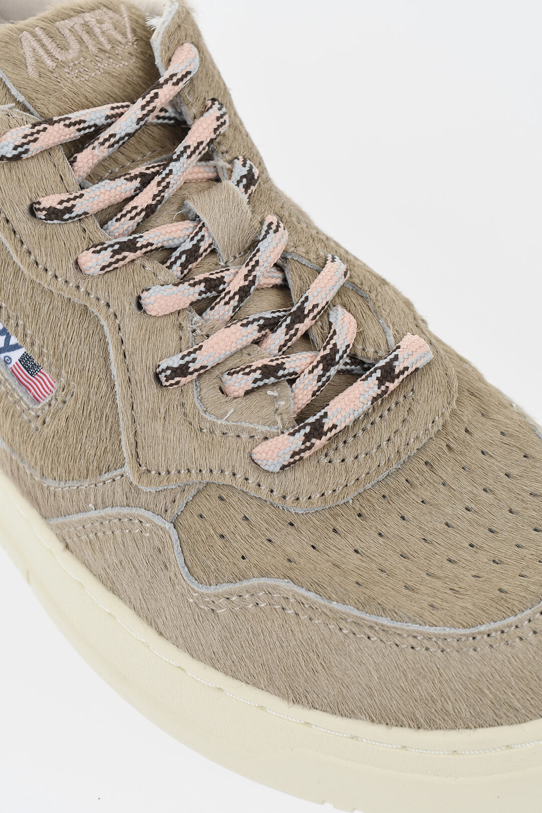 Autry 0500~Calf-Hair Low-Top Sneakers MEDALIST, view 2