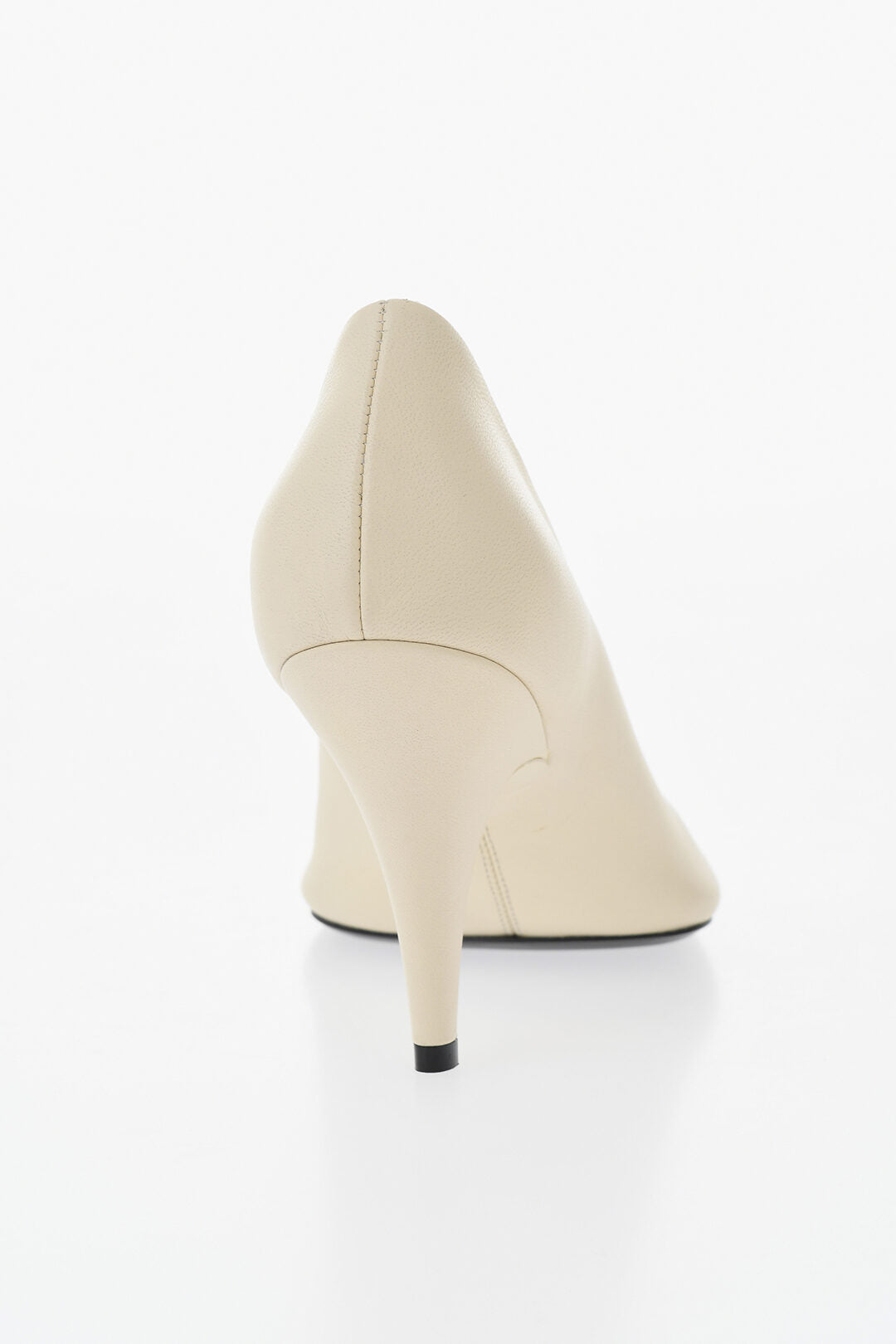 Phoebe Philo 0500~Leather Pumps in Solid Color with 9,5cm Heel
