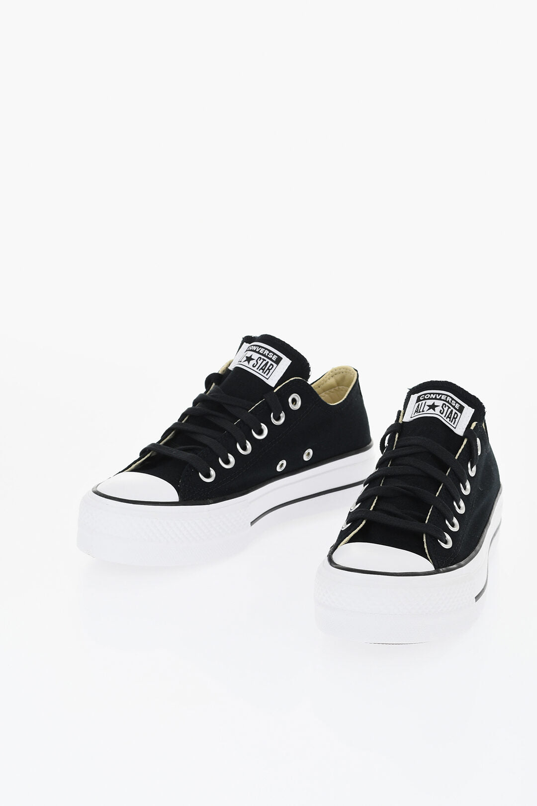 Converse 0550~ALL STAR Textile Low Sneakers CTAS LIFT with 3cm Sole