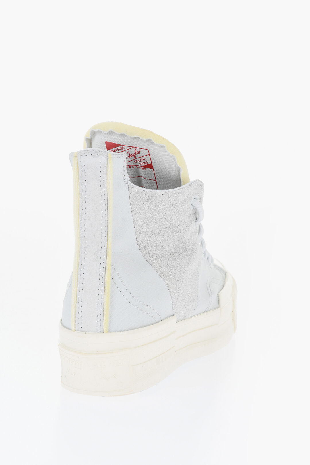 Converse 0750~ALL STAR CHUCK TAYLOR High-Top Sneakers 70 PLUS in Canvas and Suede with Asymmetric Design, view 2