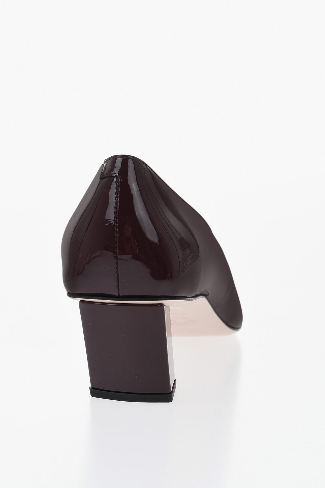 Roger Vivier 0900~Patent Leather Pumps BELLE with Front Detail 5cm, view 2