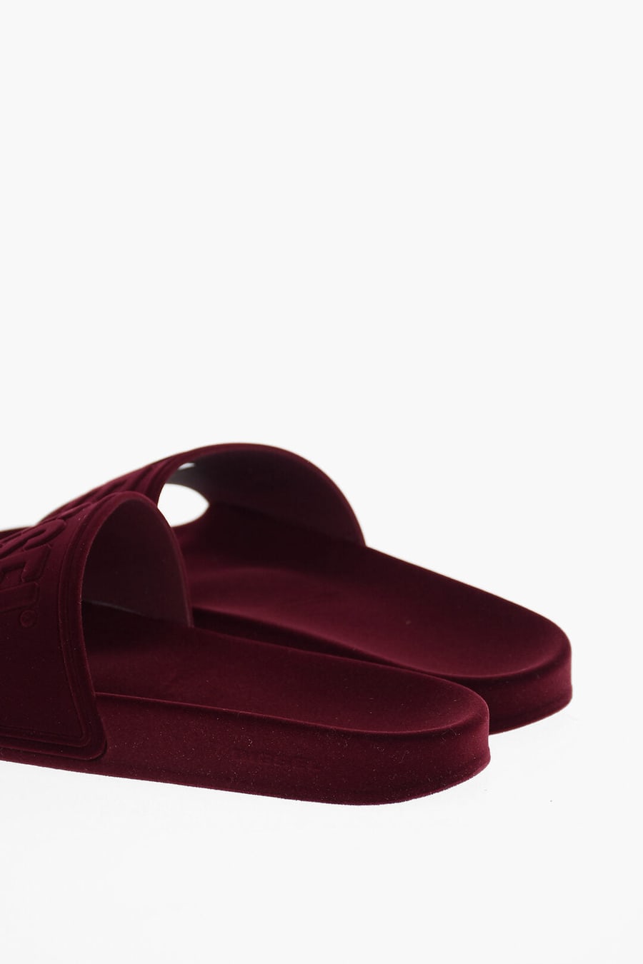 Diesel 0900~Velour Slides SA-MAYEMI with Embossed Logo, view 2