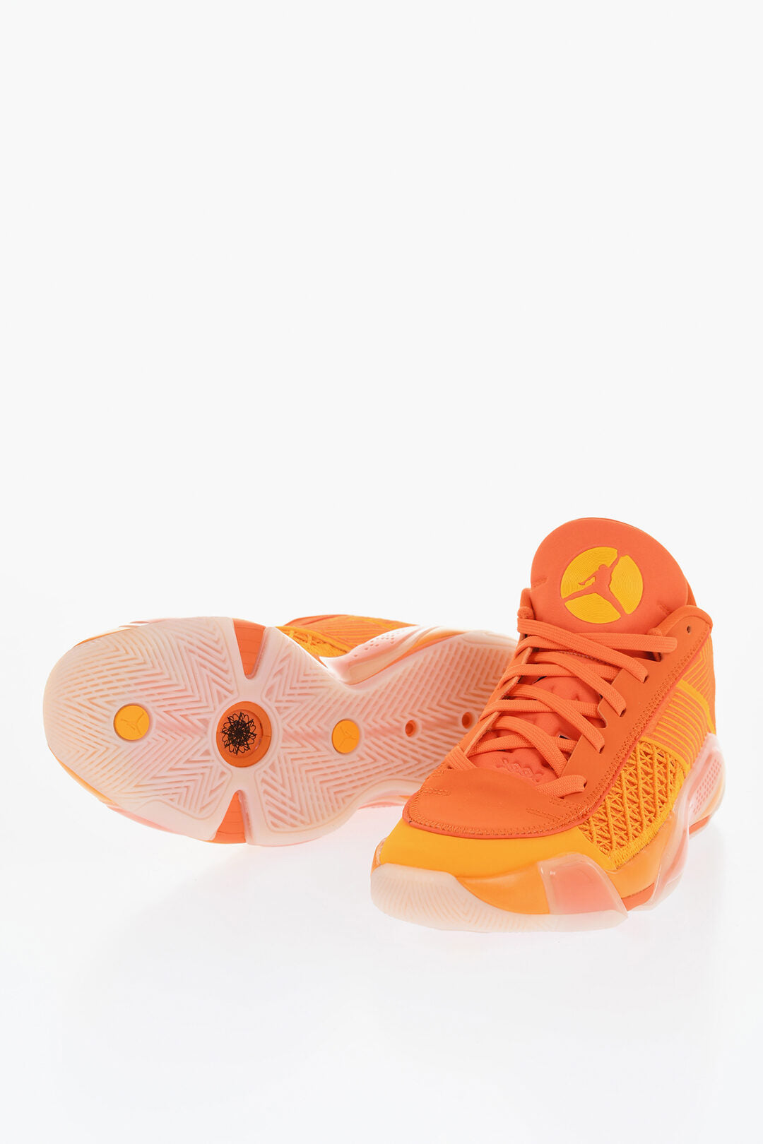 Nike 0950~AIR JORDAN Bicolour Fabric and Rubber Low Sneakers XXXVIII