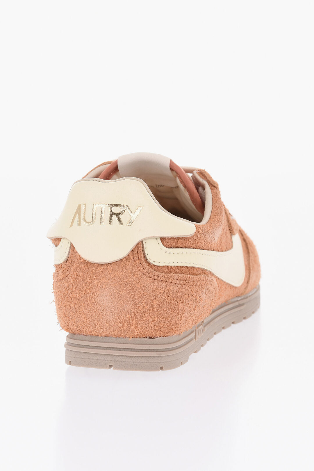 Autry 0950~Suede Sneakers WINDSPIN With Contrast Detail, view 2