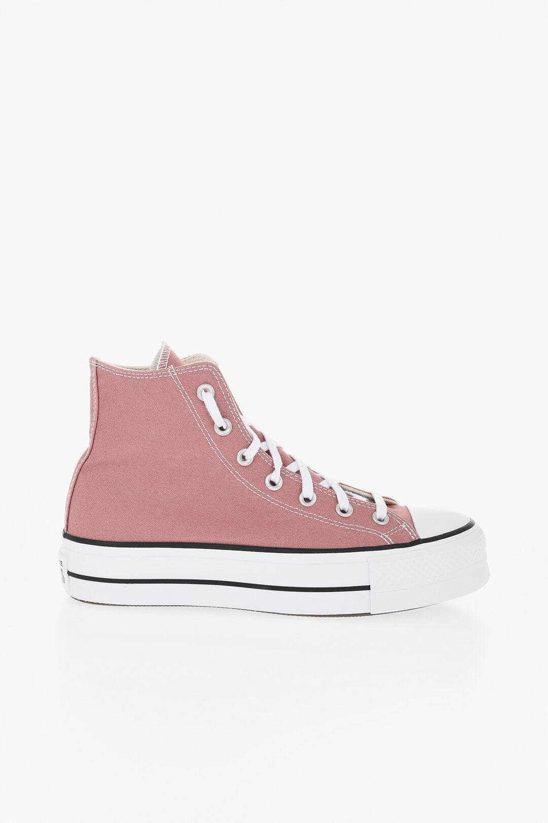 Converse 1050~ALL STAR CHUCK TAYLOR Canvas High-Top Sneakers LIFT with 4cm Platform Sole