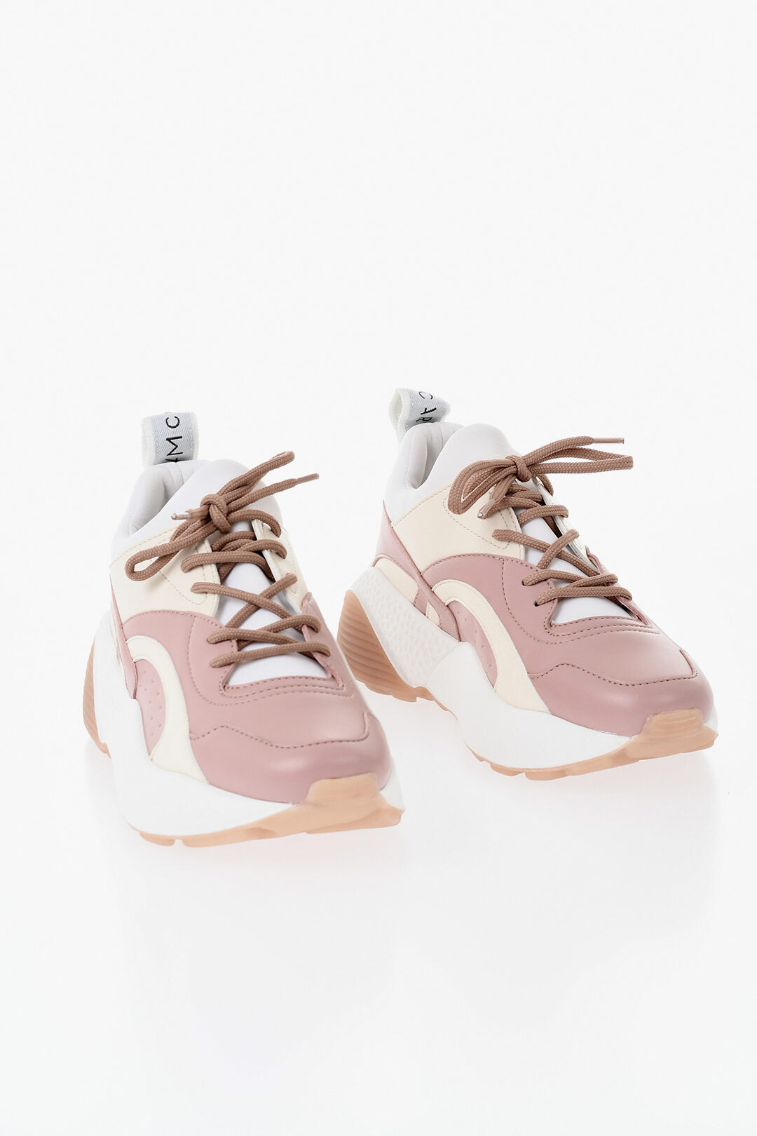 Stella McCartney 1050~Eco-Leather Lace-Up Sneakers ECLYPSE