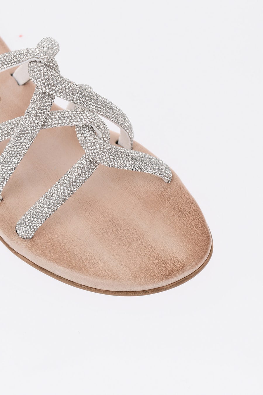 Kima 1050~Rhinestone Flat Sandals TASO, view 4