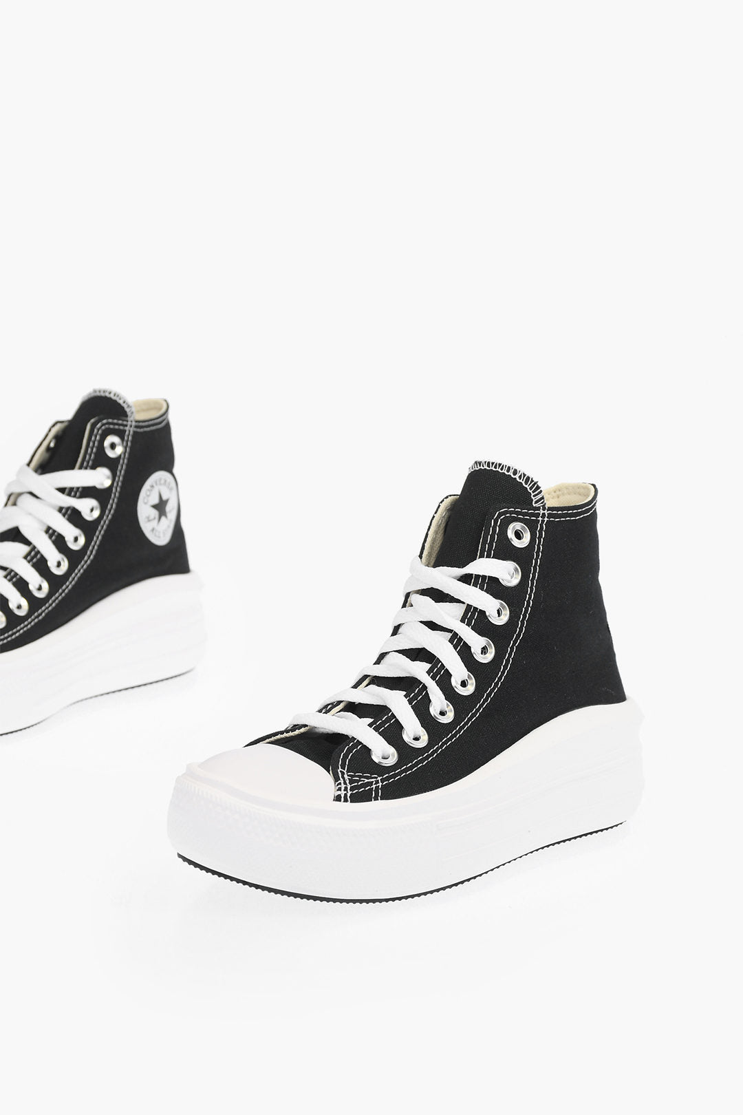 Converse 1500~CHUCK TAYLOR ALL STAR Fabric High-Top Sneakers MOVE with 4cm Platform