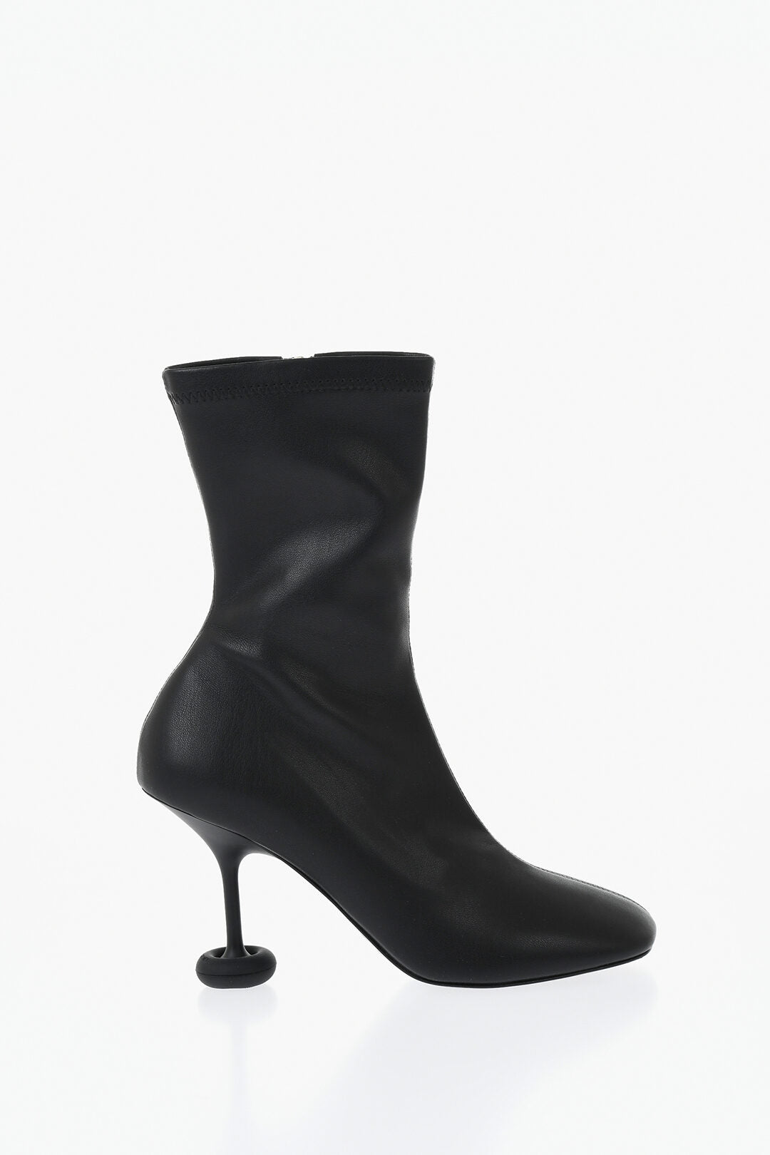 Stella McCartney 1500~Eco-Leather Boots SHROOM with Internal Zip 10cm, view 2