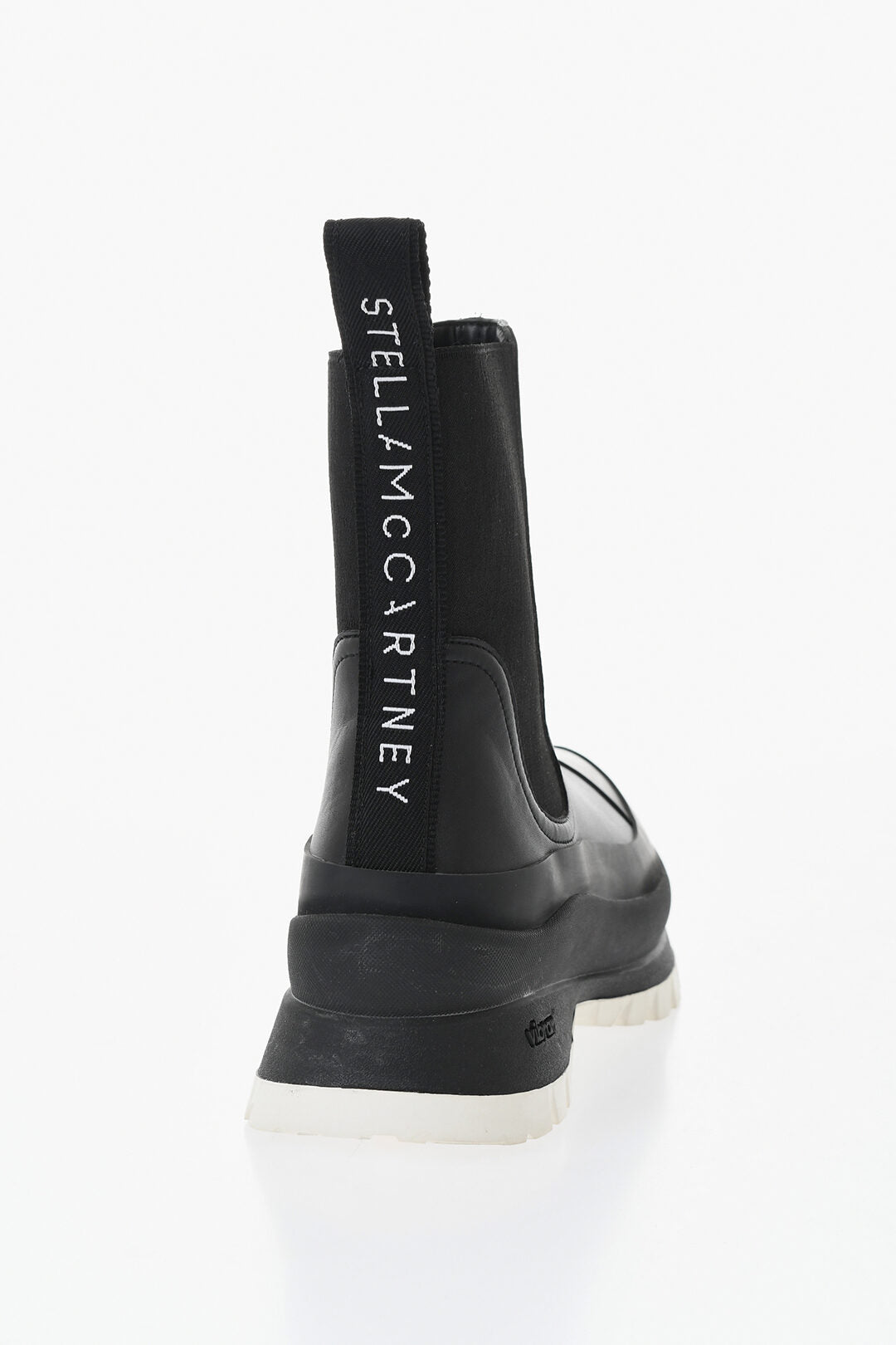 Loewe 1500~Leather And Fabric Chelsea Boots With Vibram Sole, view 2
