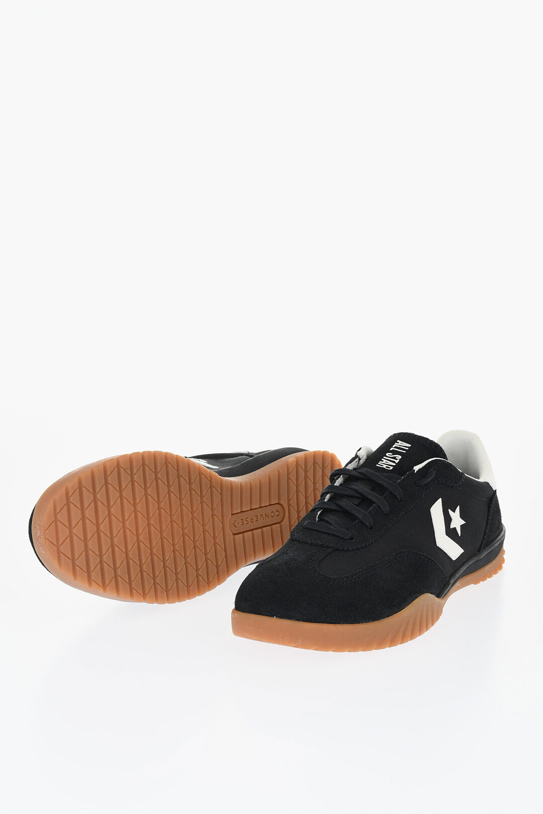 Converse 1500~Low Textile and Suede Sneakers STAR TRAINER with Contrasting Sole