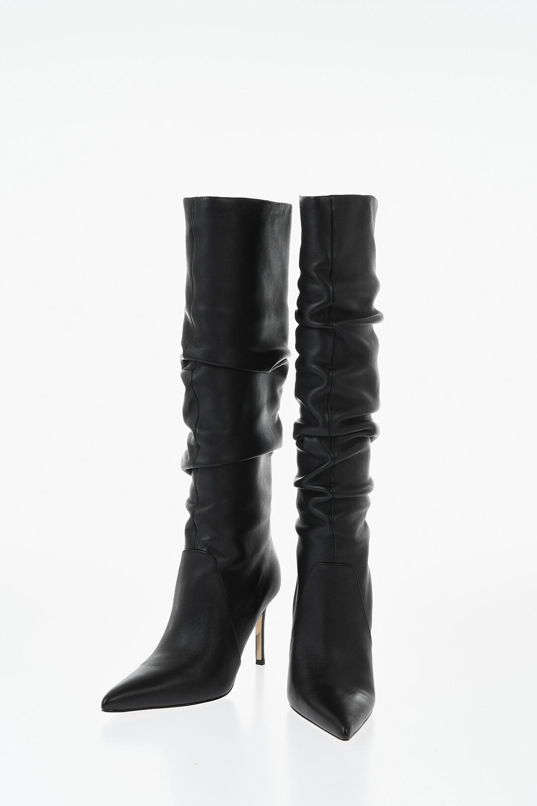 Michael Kors 1500~MICHAEL High Leather Boots DAWN Ruched 8cm