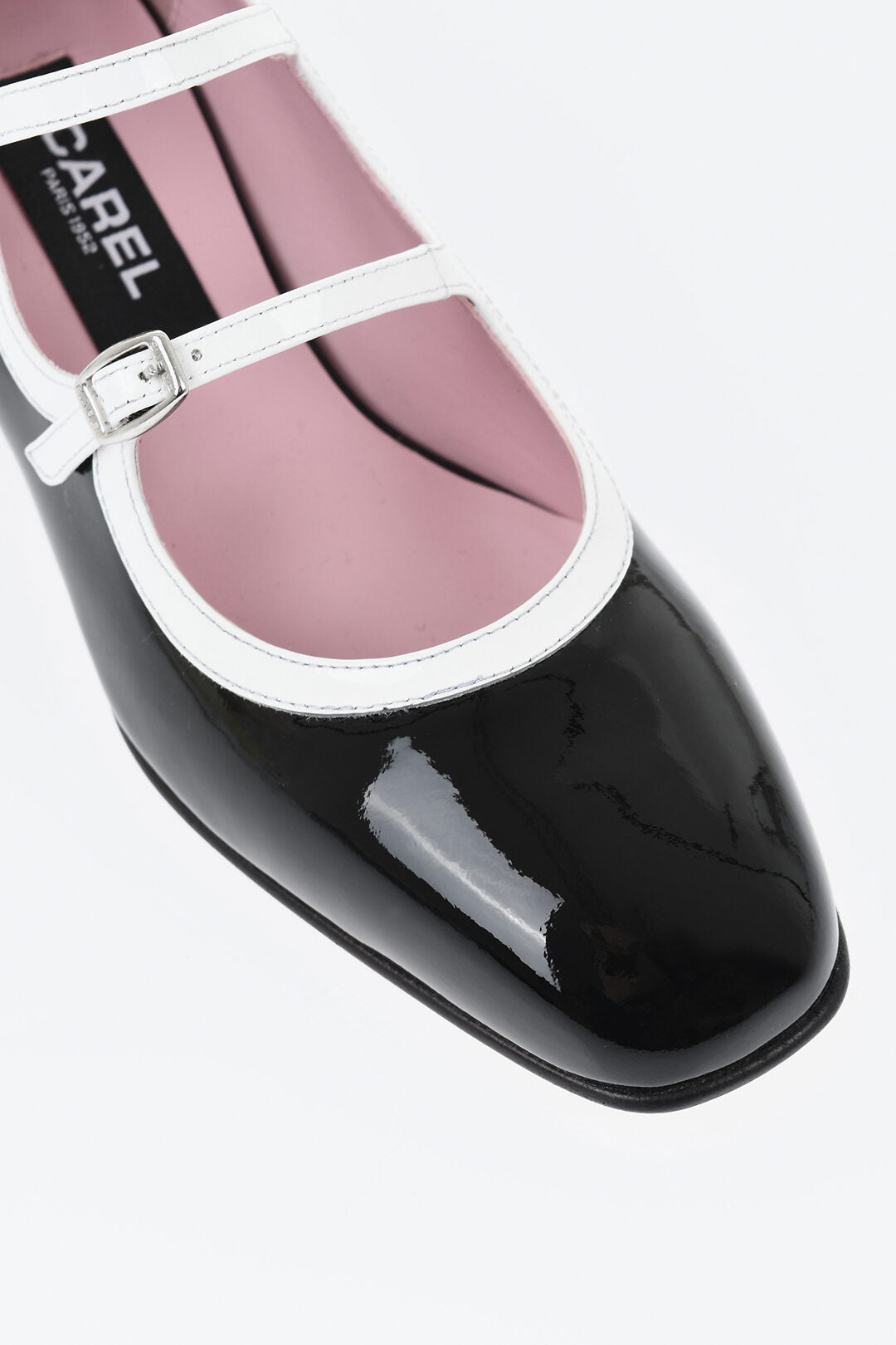 Carel Paris 1500~Patent Leather Mary Jane Pumps BLEUET 4cm
