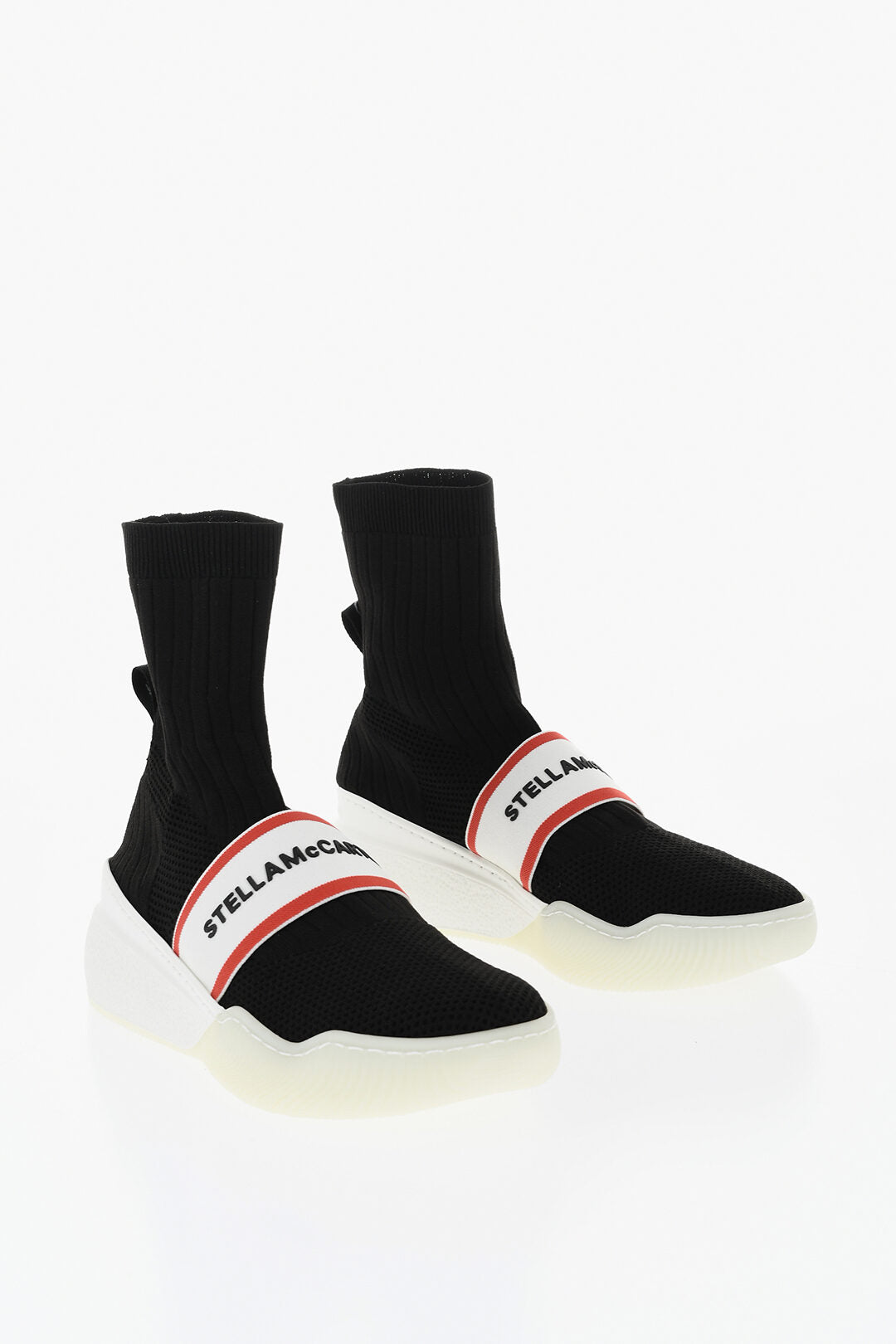 Stella McCartney 1500~Sock Sneakers FITZROY with Front Logo