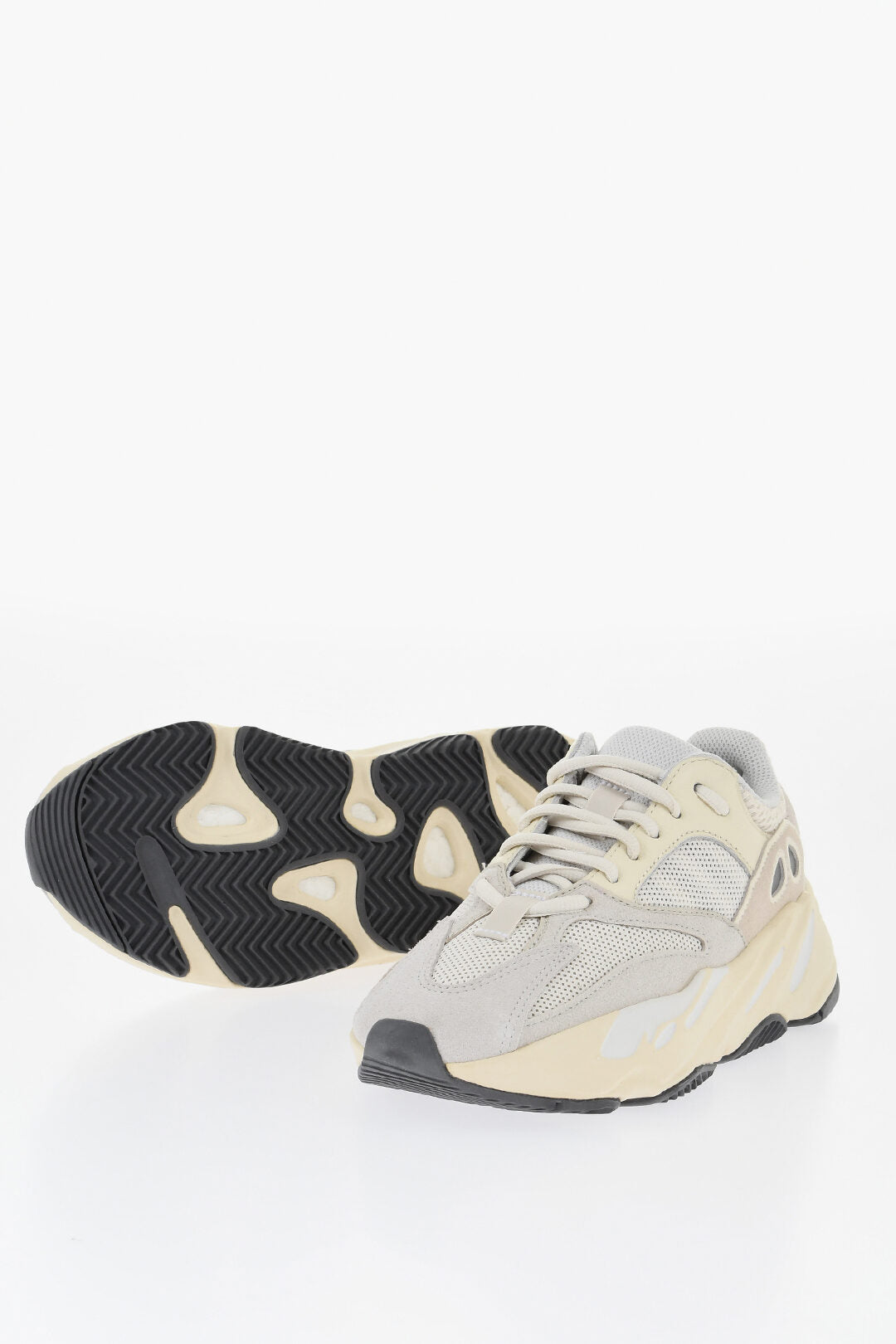 adidas 2470~YEEZY Suede and Textile Low Sneakers BOOST 700