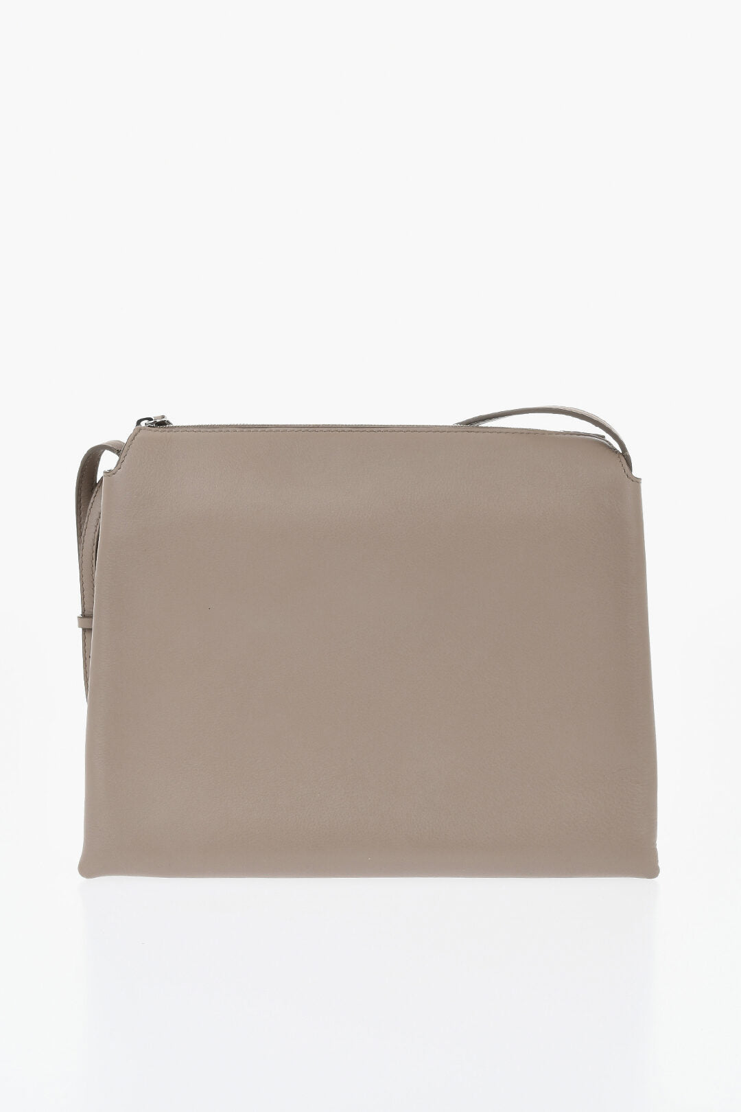 The Row 0405~Leather Crossbody Bag TWIN with 2 Compartments, view 2