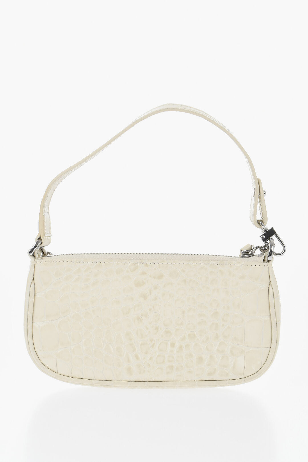 By Far 0405~Leather Mini Bag with Crocodile-Effect Embossing, view 2