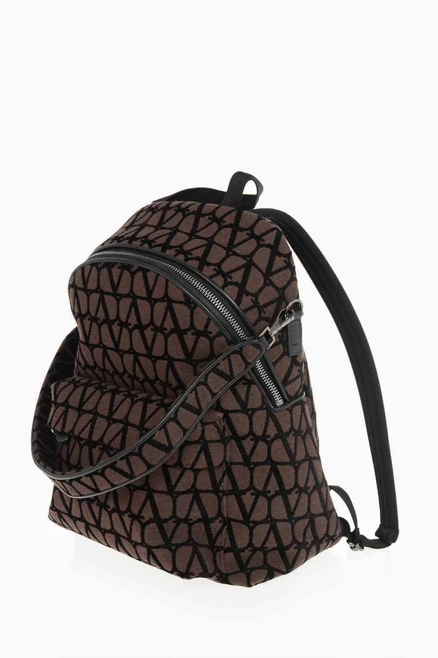 Valentino 0405~Monogram Motif Backpack, view 4