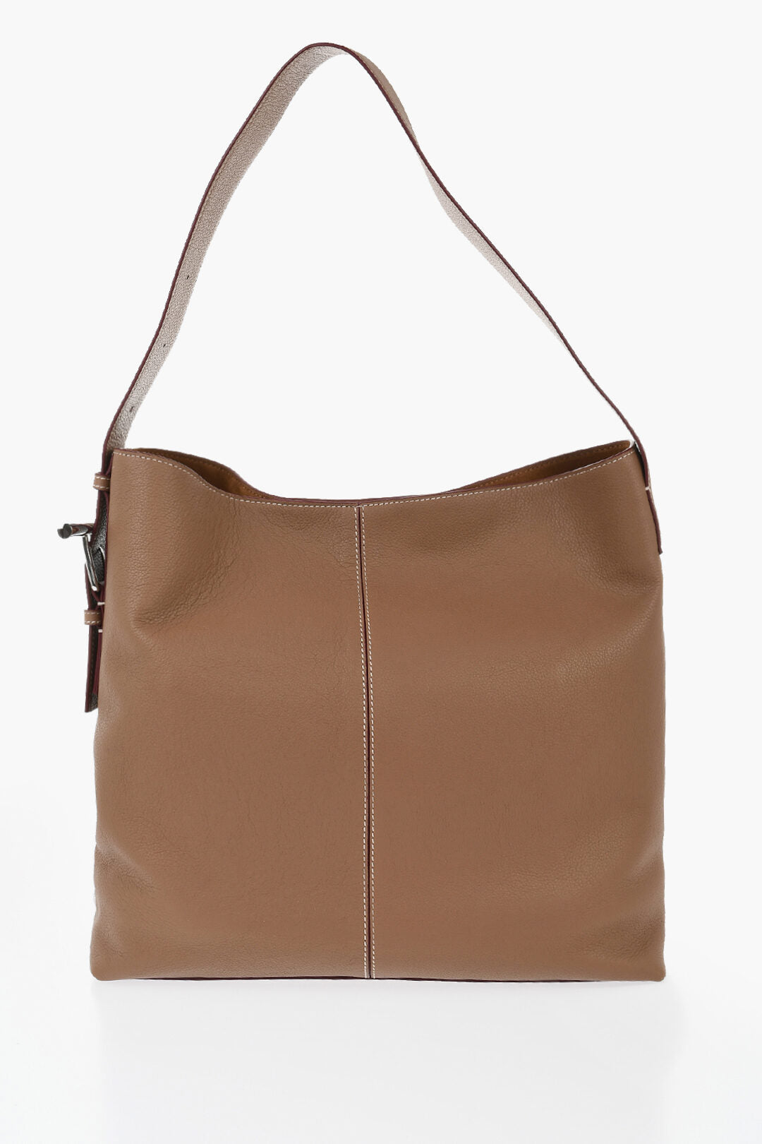 Alexander McQueen 0405~Pebbled Leather Shoulder Bag With Single Handle