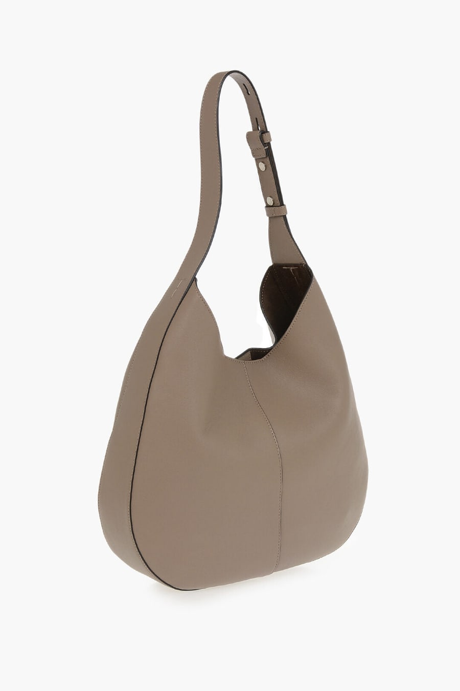 Tod's 0470~Solid-Color Leather Shoulder Bag, view 2