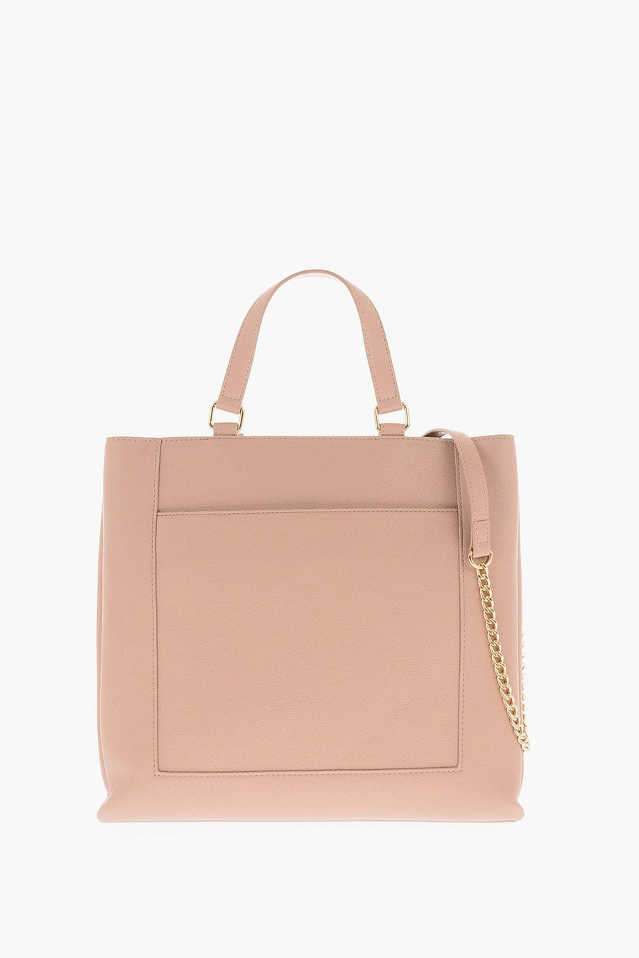 Moschino 0500~Rectangular Faux Leather Bag with Maxi Patch Pocket, view 2