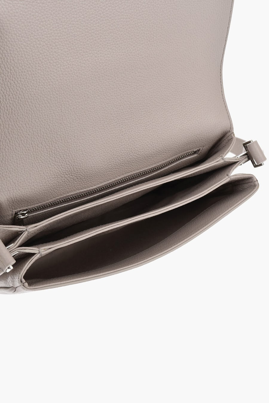 Il Bisonte 0500~Solid-Color Hammered Leather Shoulder Bag, view 5