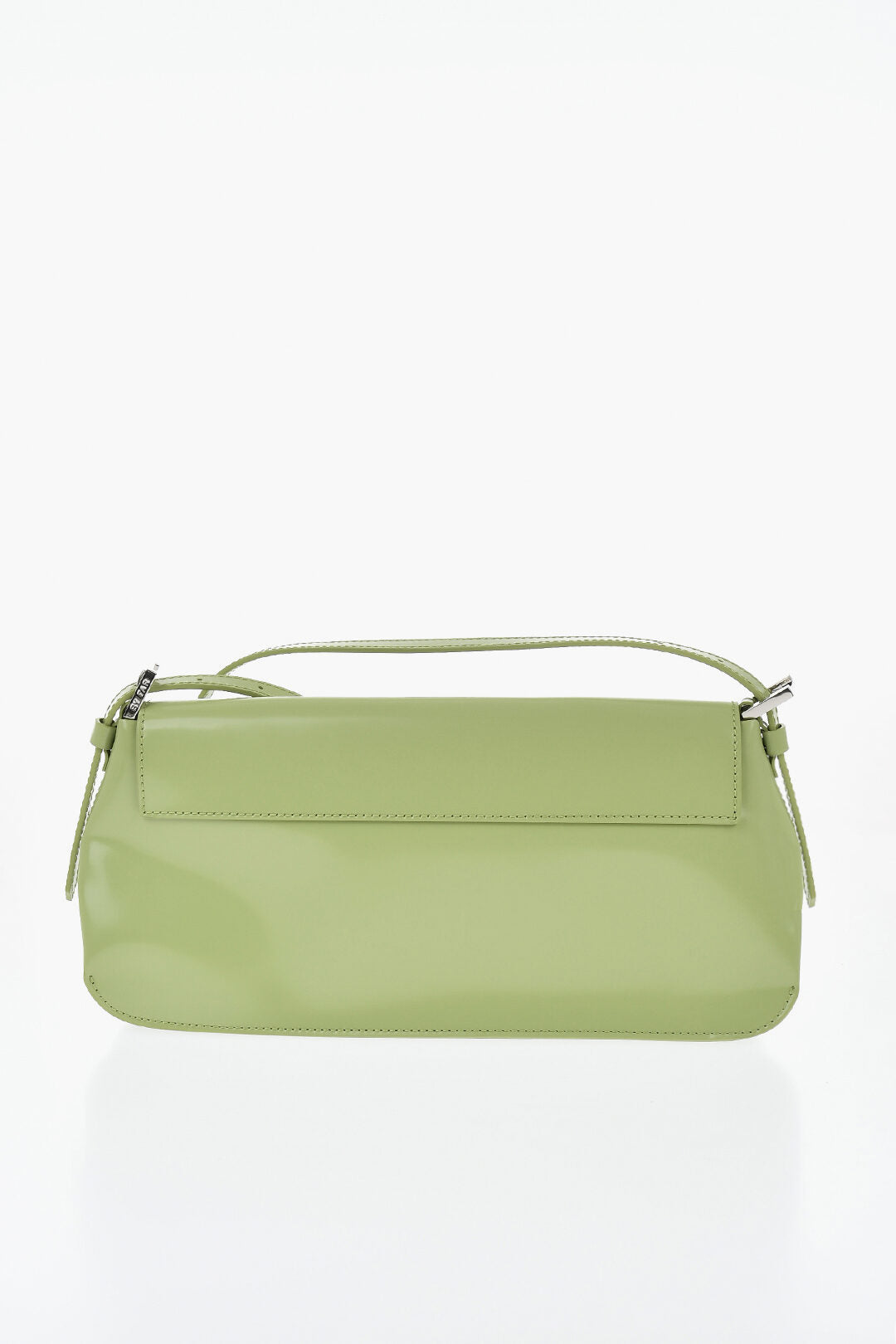 By Far 0850~Solid-Color Leather Shoulder Bag MATILDA With Metal Detail