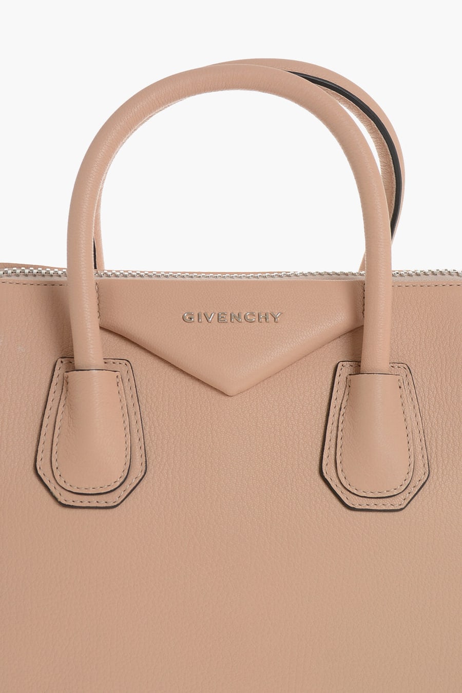 Givenchy 1050~Leather Tote Bag With Double Handles, view 5