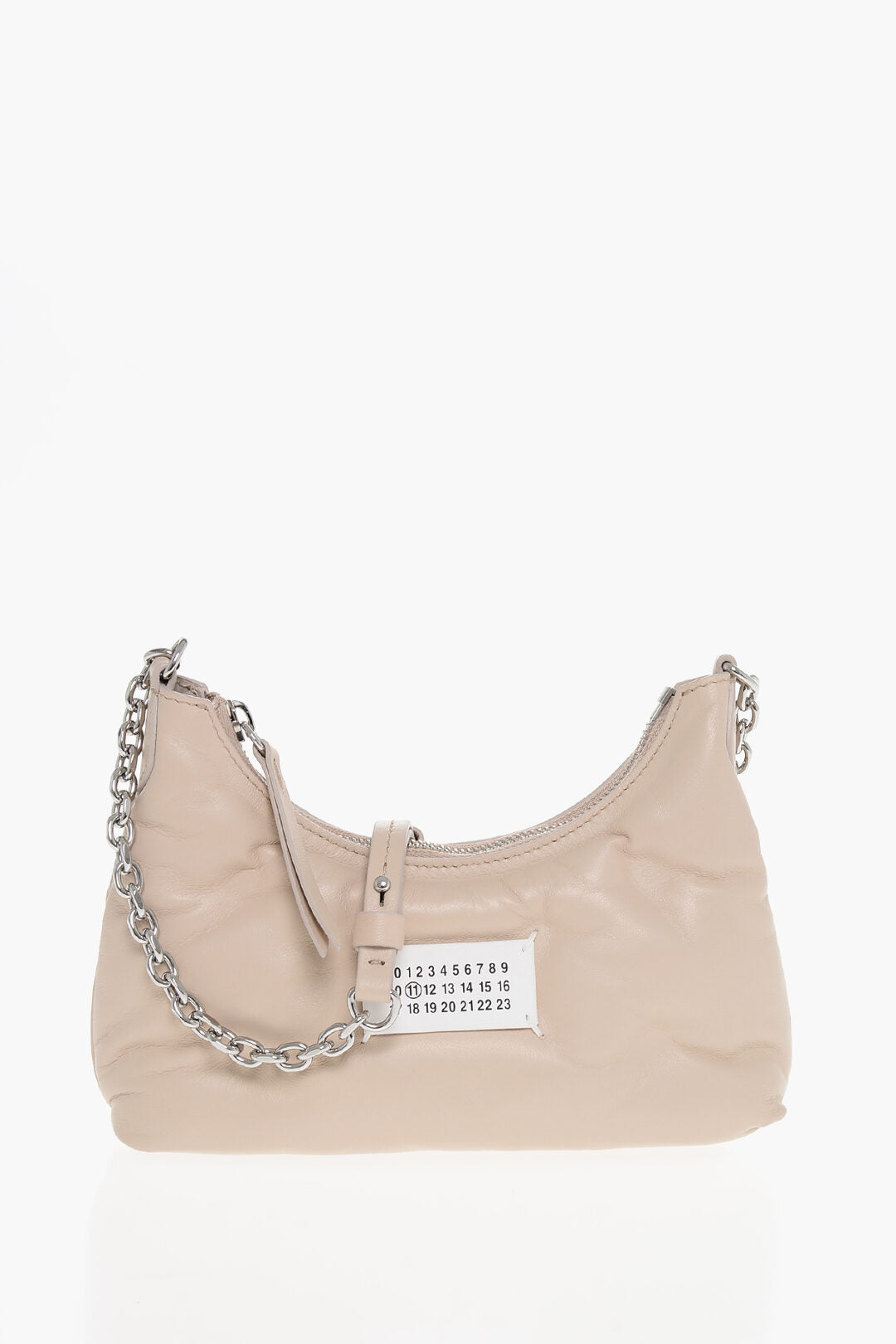 Maison Margiela 1050~MM11 Quilted Leather Hobo Bag GLAM SLAM with Chain Strap